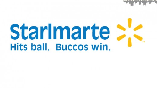 Starling Marte / Wal-Mart Logo