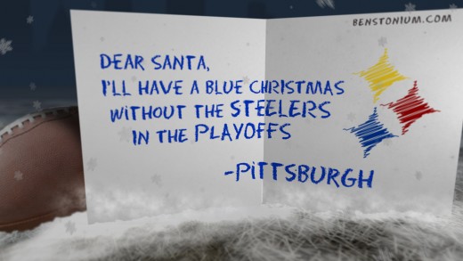 Steelers “Blue Christmas” Card