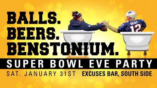 Balls. Beers. Benstonium.