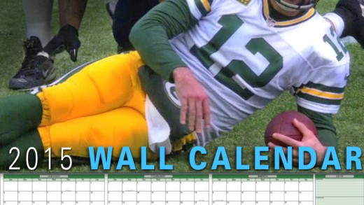 Aaron Rodgers – NFL QB Wall Calendar