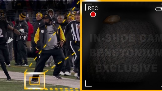 Coach Tomlin In-Shoe Cam