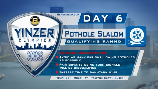 Yinzer Olympics – Pothole Slalom