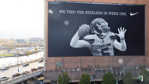 Cleveland Browns – LeBron Banner