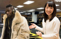 Antonio Brown with Marie Kondo