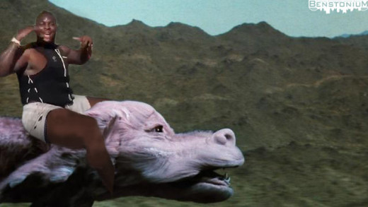 Le’Veon Riding Falcor