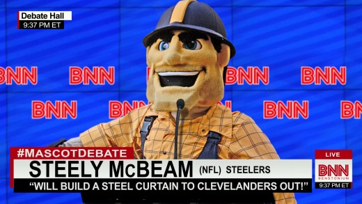 Mascot Debate – Steely McBeam