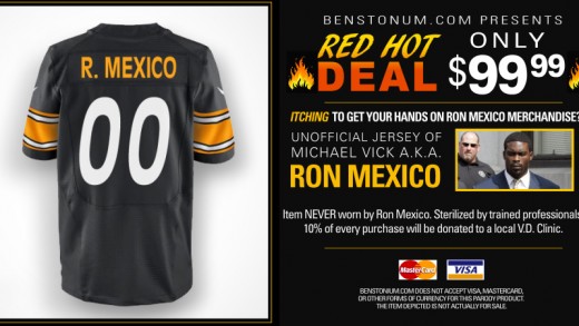 Ron Mexico Jersey Ad