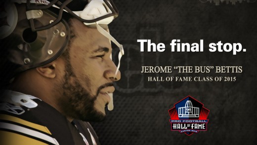 The Final Stop – Jerome Bettis HOF Poster