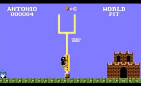 Antonio Brown Goalpost / Super Mario Bros. Remix