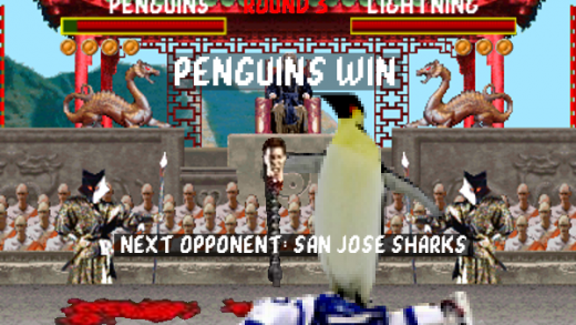 Pens vs. Lightning / Mortal Kombat Victory