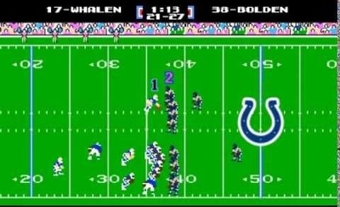 Indianapolis Colts Trick Play (Tecmo Super Bowl Edition)