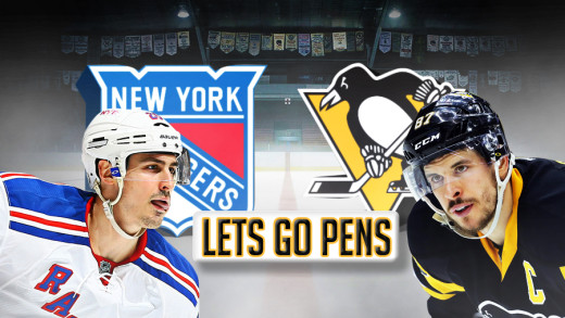 Pens vs. NYR – Gameday Poster