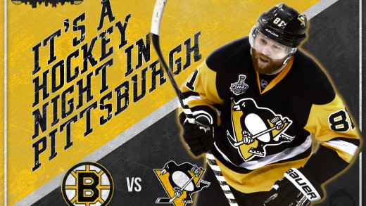 Pens vs. Bruins – Gameday Poster