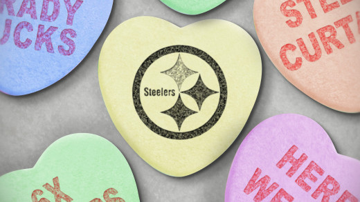 Steelers Candy Hearts