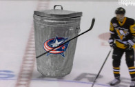 Trash Can Breaks Its Stick on Kuhnhackl