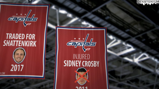 Capitals’ Sidney Crosby Banner