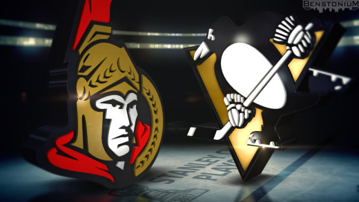 Pens vs. Sens – Gameday Poster