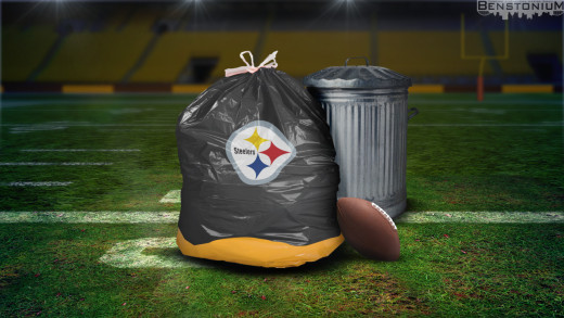 Steelers Garbage Bag