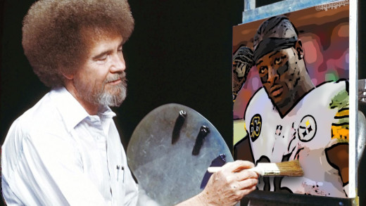 Bob Ross Painting Le’Veon