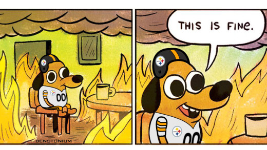 Steelers “This Is Fine” Meme