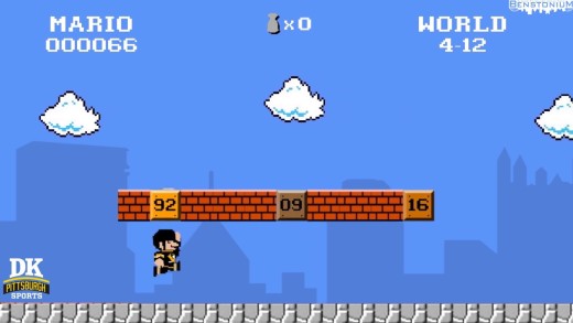 Super Mario Bros. — Mario Lemieux / Penguins Version