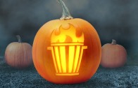 Dumpster Fire Pumpkin
