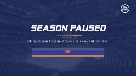 NHL ’20 Lost Connection