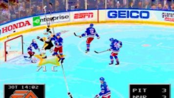 Penguins vs. Rangers, 3OT Goal | NHL ’94 Remix