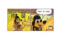 “This Is Fine” Meme – Penguins Version